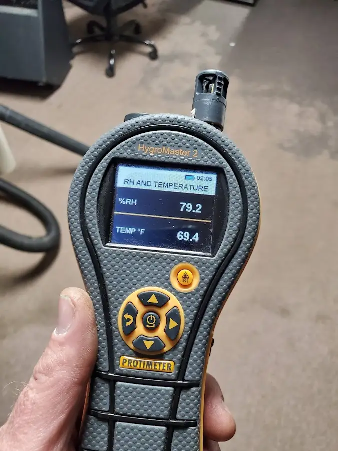 Moisture meter humidity assessment for Fire & Smoke Damage Restoration in Cleveland